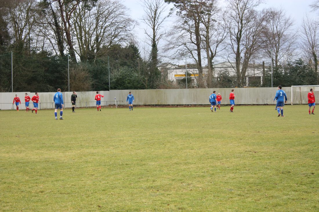 A match on the grass at Robert Adams Park, the surface the 3G replaced.