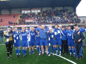 The squad after the final whistle.